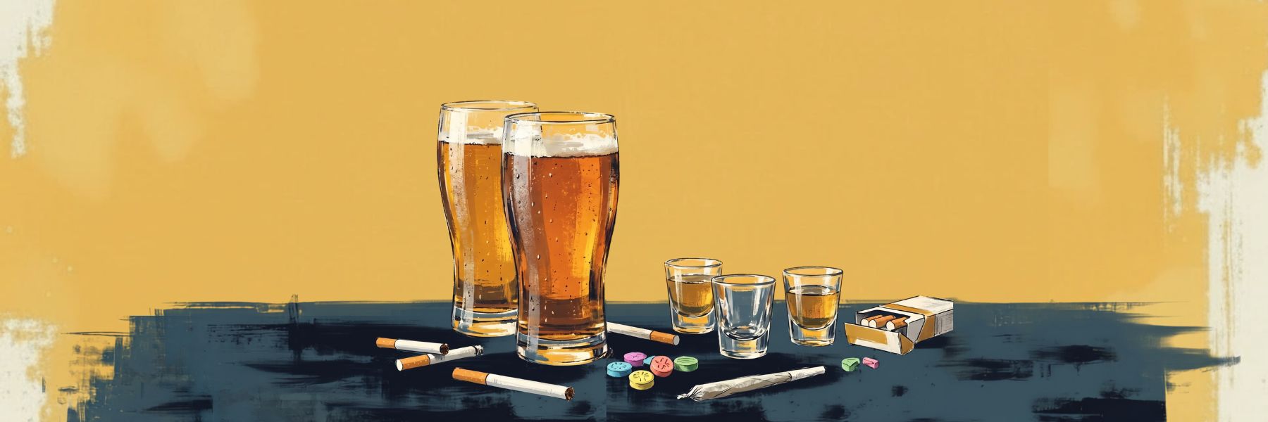 Mischkonsum von Alkohol und Drogen
